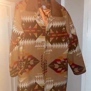 Pendleton Multicolor Geometric Cape